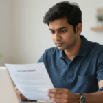A person taking knowledge about loan settlement process in India