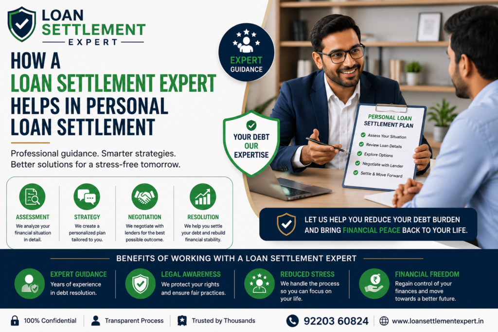 How a Loan Settlement Expert Helps in Personal Loan Settlement
